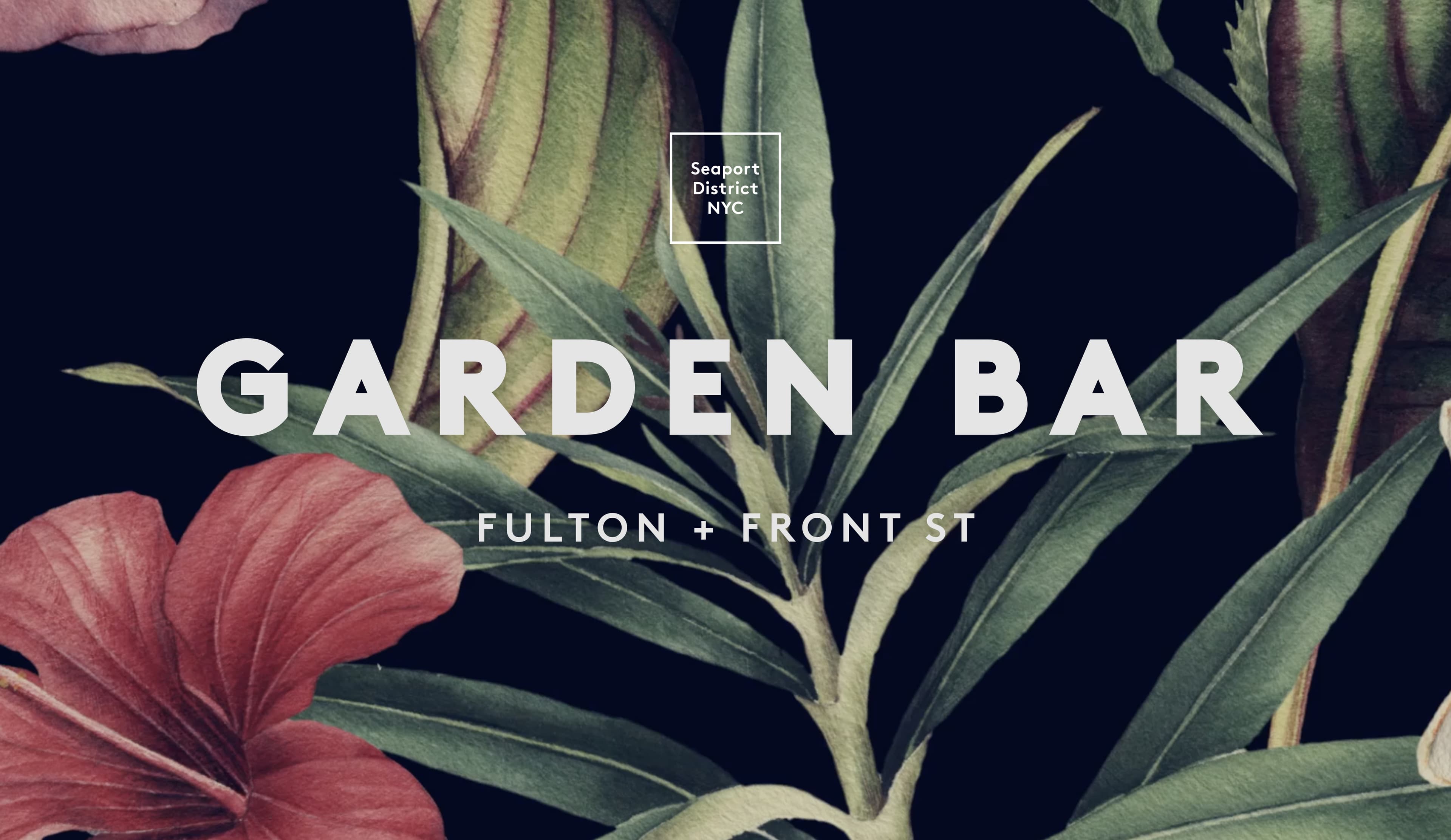 Garden Bar campaign landing page.